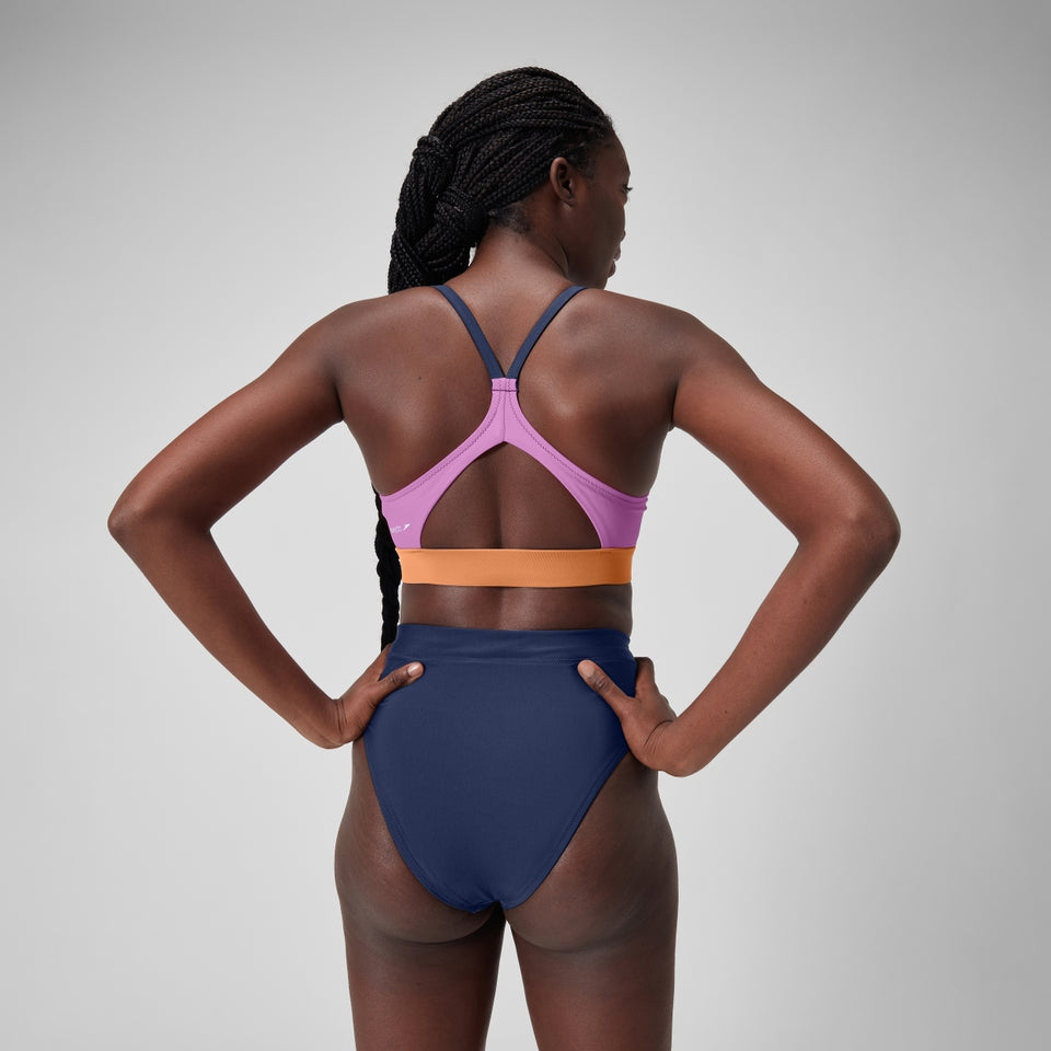 Colourblock Bikini Top Blue | Speedo