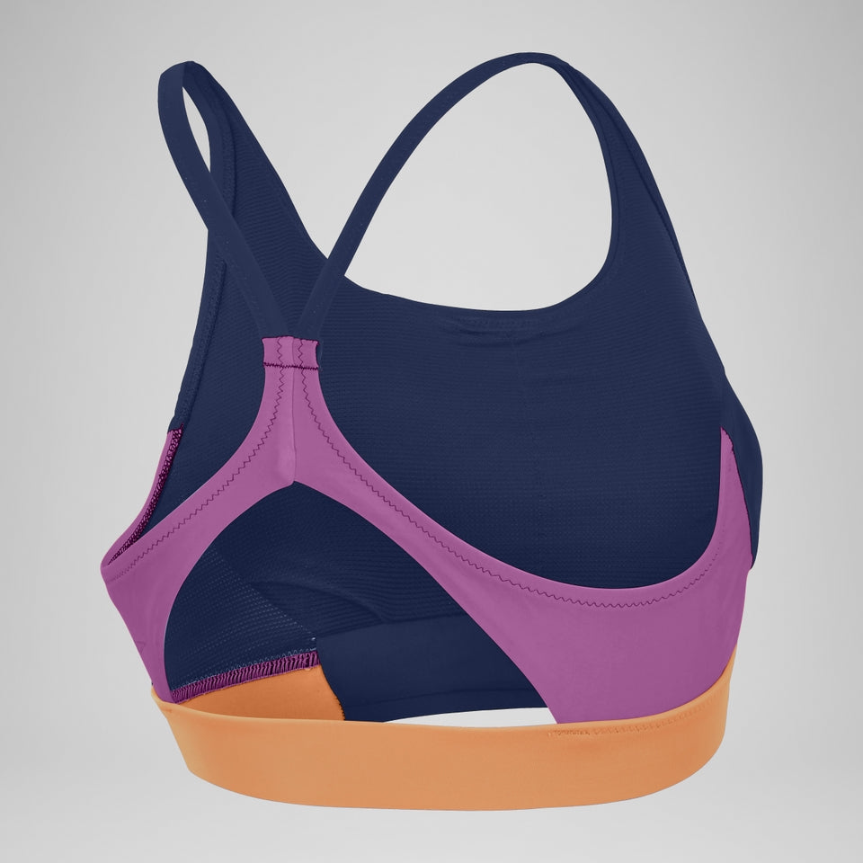 Colourblock Bikini Top Blue | Speedo