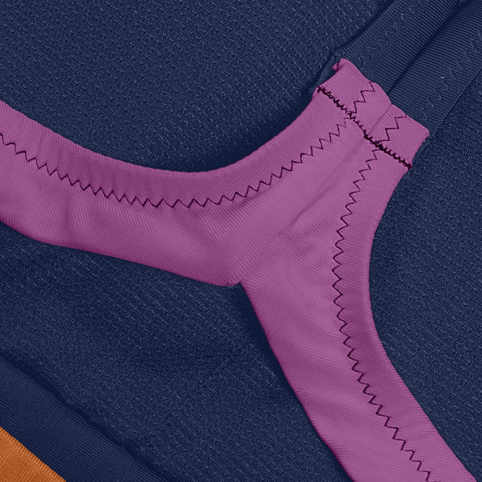 Colourblock Bikini Top Blue | Speedo