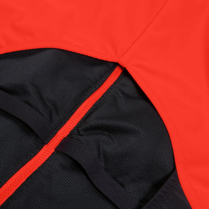 Colourblock Long Sleeve Zip Swimsuit Black/Red | Speedo