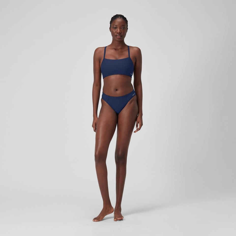 Solid Racerback Bikini Top Blue | Speedo