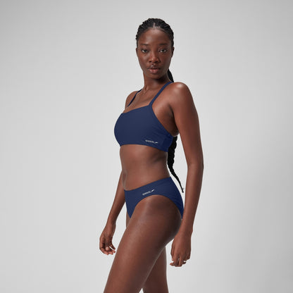 Solid Racerback Bikini Top Blue | Speedo