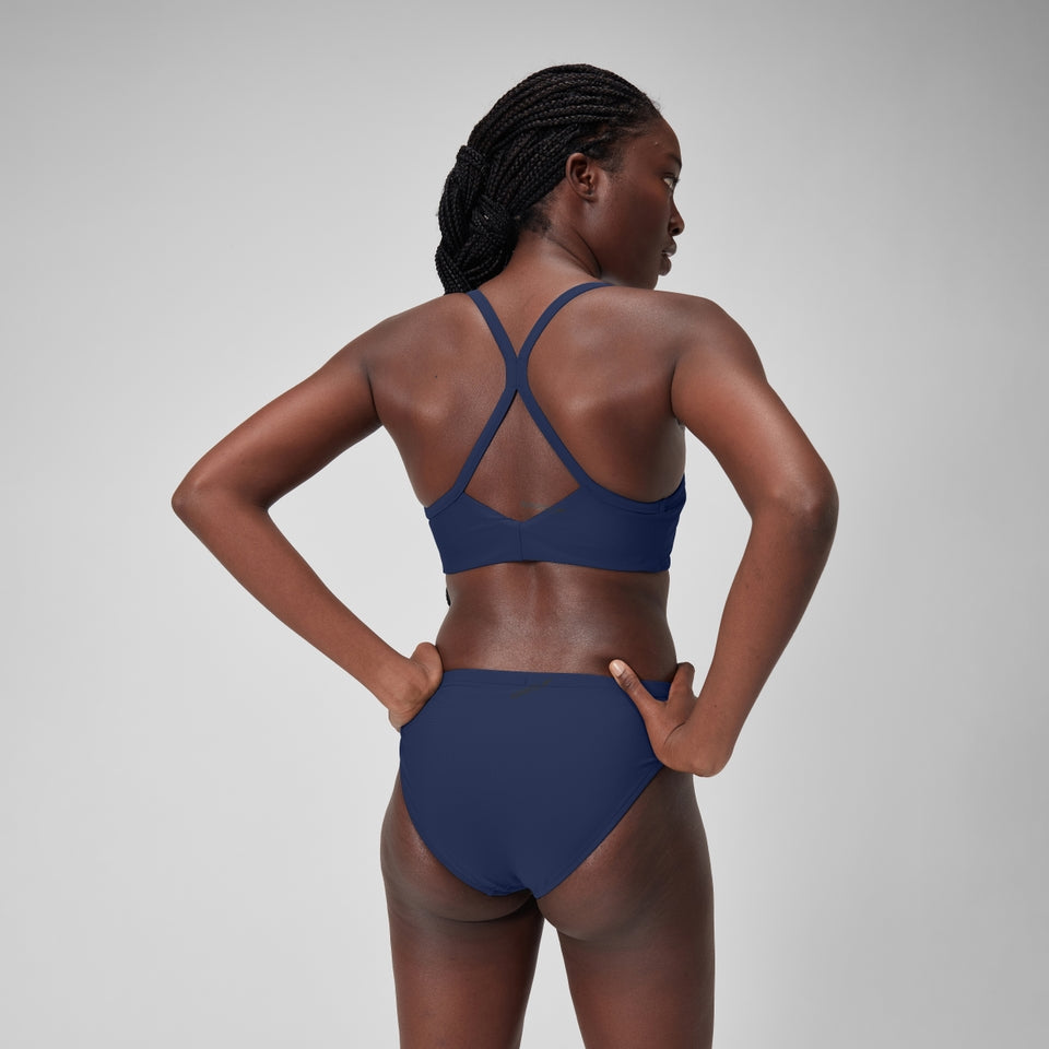Solid Racerback Bikini Top Blue | Speedo