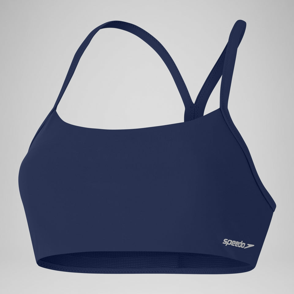 Solid Racerback Bikini Top Blue | Speedo