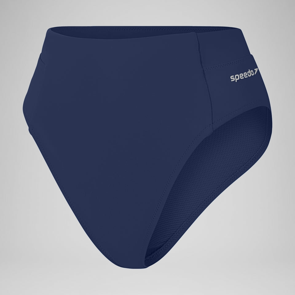 Solid Hi Waist Bottom Blue | Speedo