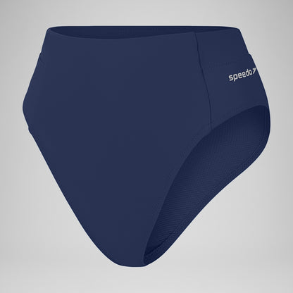 Solid Hi Waist Bottom Blue | Speedo