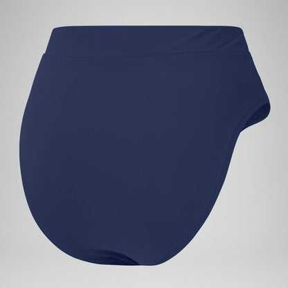 Solid Hi Waist Bottom Blue | Speedo