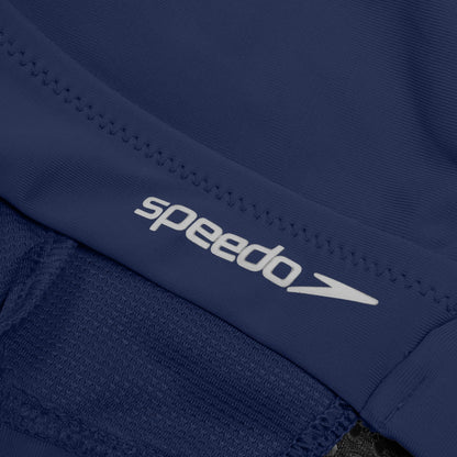 Solid Bikini Top with Mesh Blue | Speedo