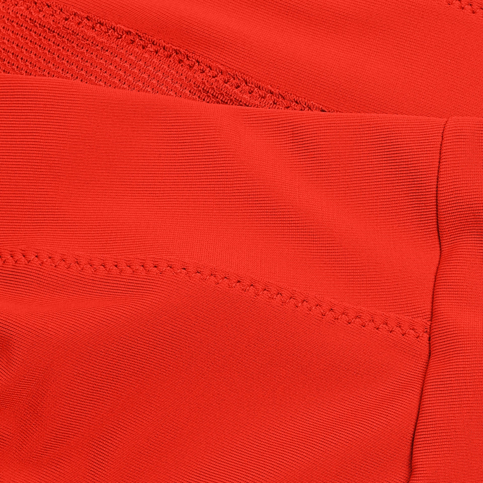 Solid Hi Waist Bottom Red | Speedo
