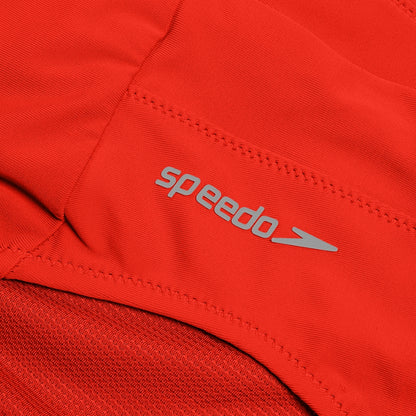 Solid Hi Waist Bottom Red | Speedo