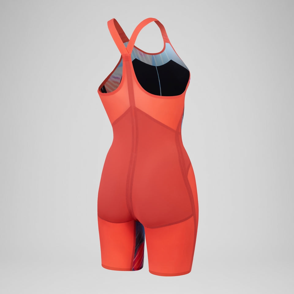 Fastskin LZR Pure Valor 2.0 Closedback Kneeskin Red/Blue | Speedo