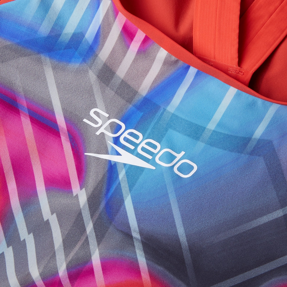 Fastskin LZR Pure Valor 2.0 Closedback Kneeskin Red/Blue | Speedo