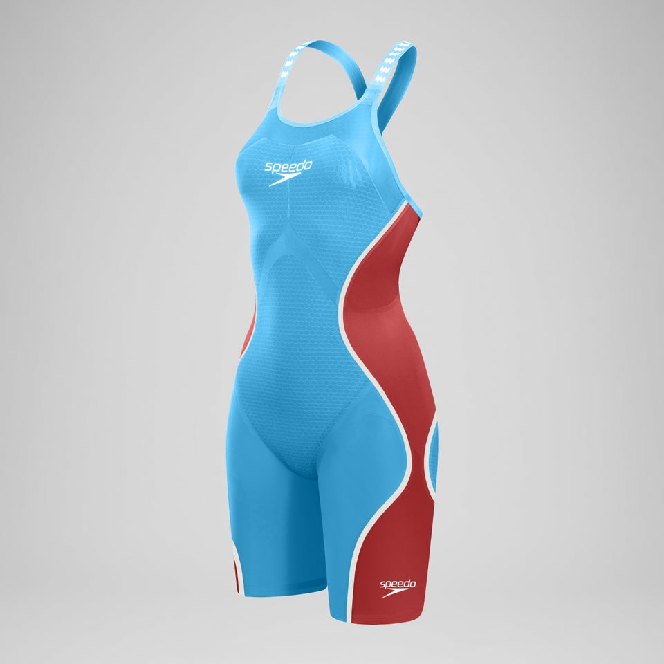 Fastskin LZR Pure Intent 2.0 Closedback Kneeskin Blue/Red | Speedo
