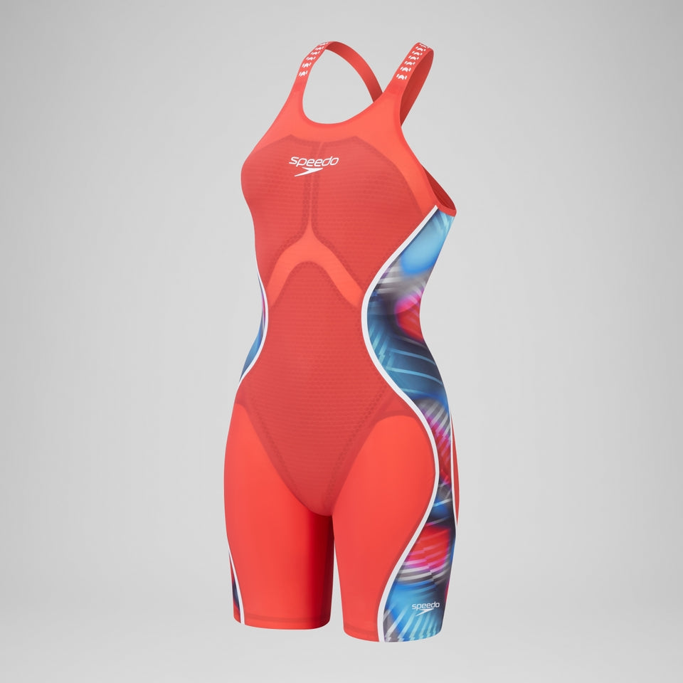 Fastskin LZR Pure Intent 2.0 Openback Kneeskin Red/Blue | Speedo