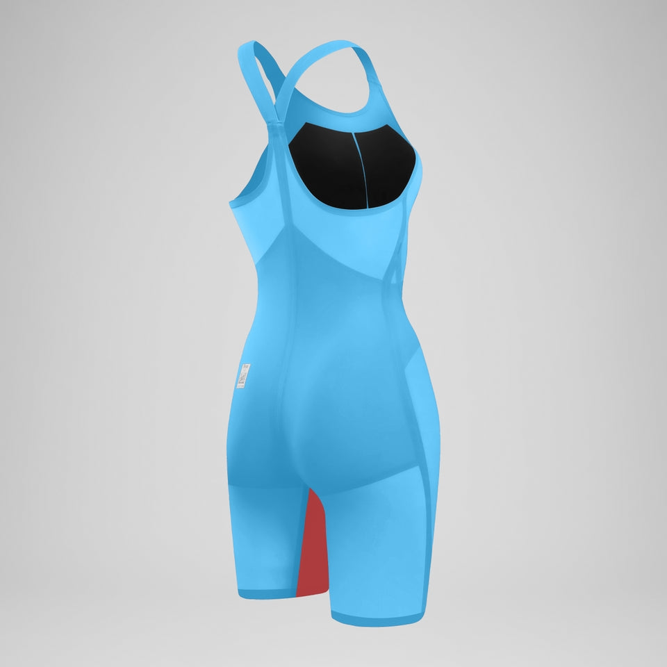 Fastskin LZR Pure Valor 2.0 Closedback Kneeskin Blue/Red | Speedo