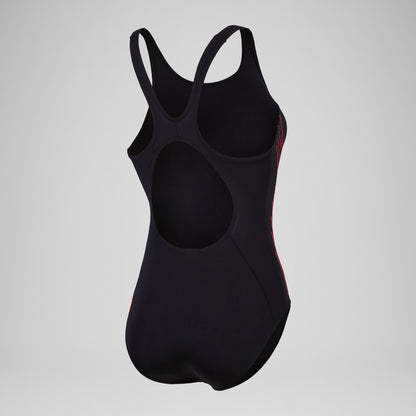 Placement Muscleback Swimsuit Black/Purple | Speedo