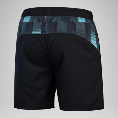 Xpress Lite Panel 16" Swim Shorts Black/Grey | Speedo