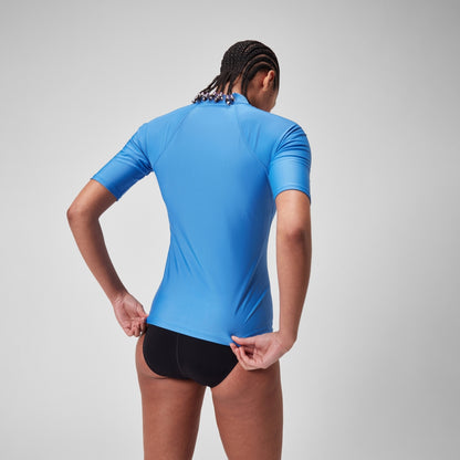 Short Sleeve Rash Top Blue | Speedo