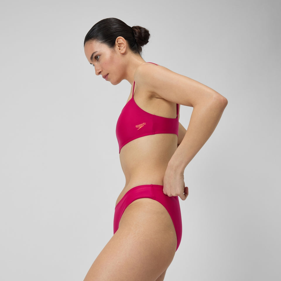 Solid Adjustable Thinstrap Bikini Purple | Speedo