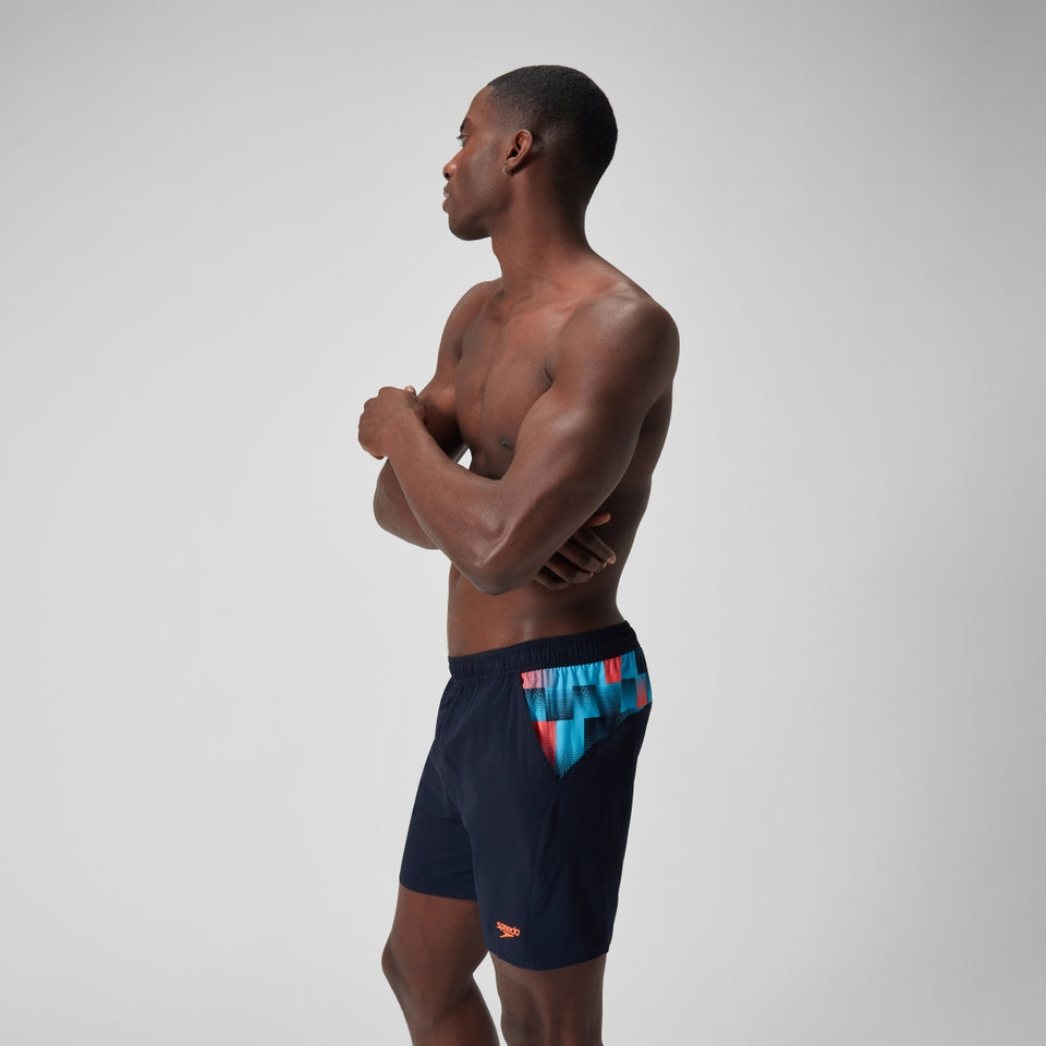 Xpress Lite Panel 16" Swim Shorts Navy/Blue | Speedo