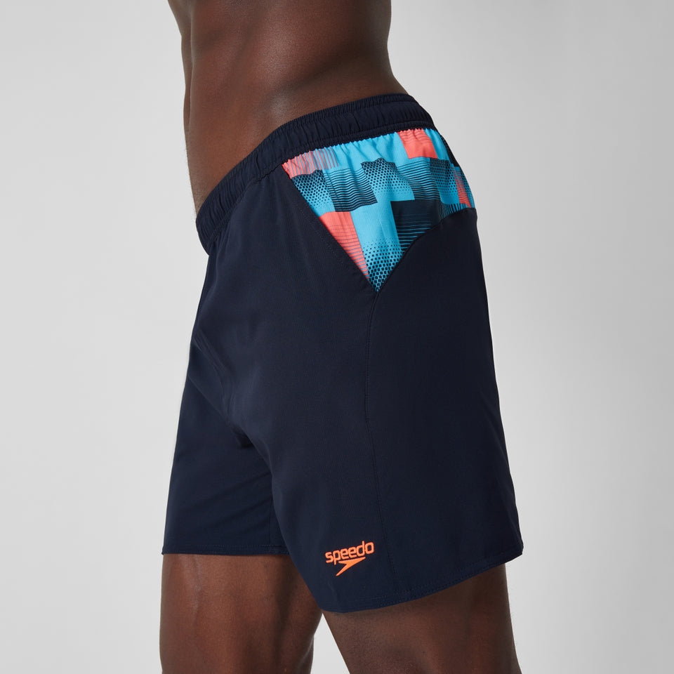 Xpress Lite Panel 16" Swim Shorts Navy/Blue | Speedo