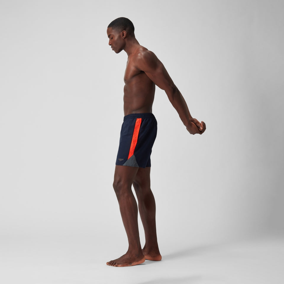 HyperBoom Splice 16" Swim Shorts Navy/Red | Speedo