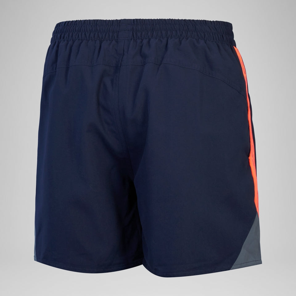 HyperBoom Splice 16" Swim Shorts Navy/Red | Speedo