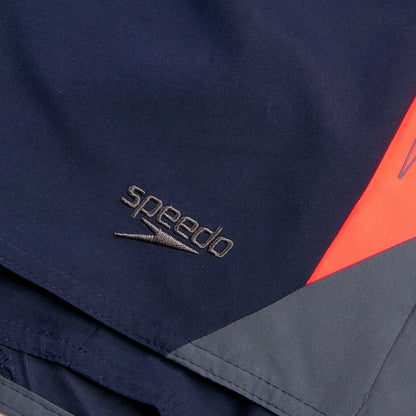 HyperBoom Splice 16" Swim Shorts Navy/Red | Speedo