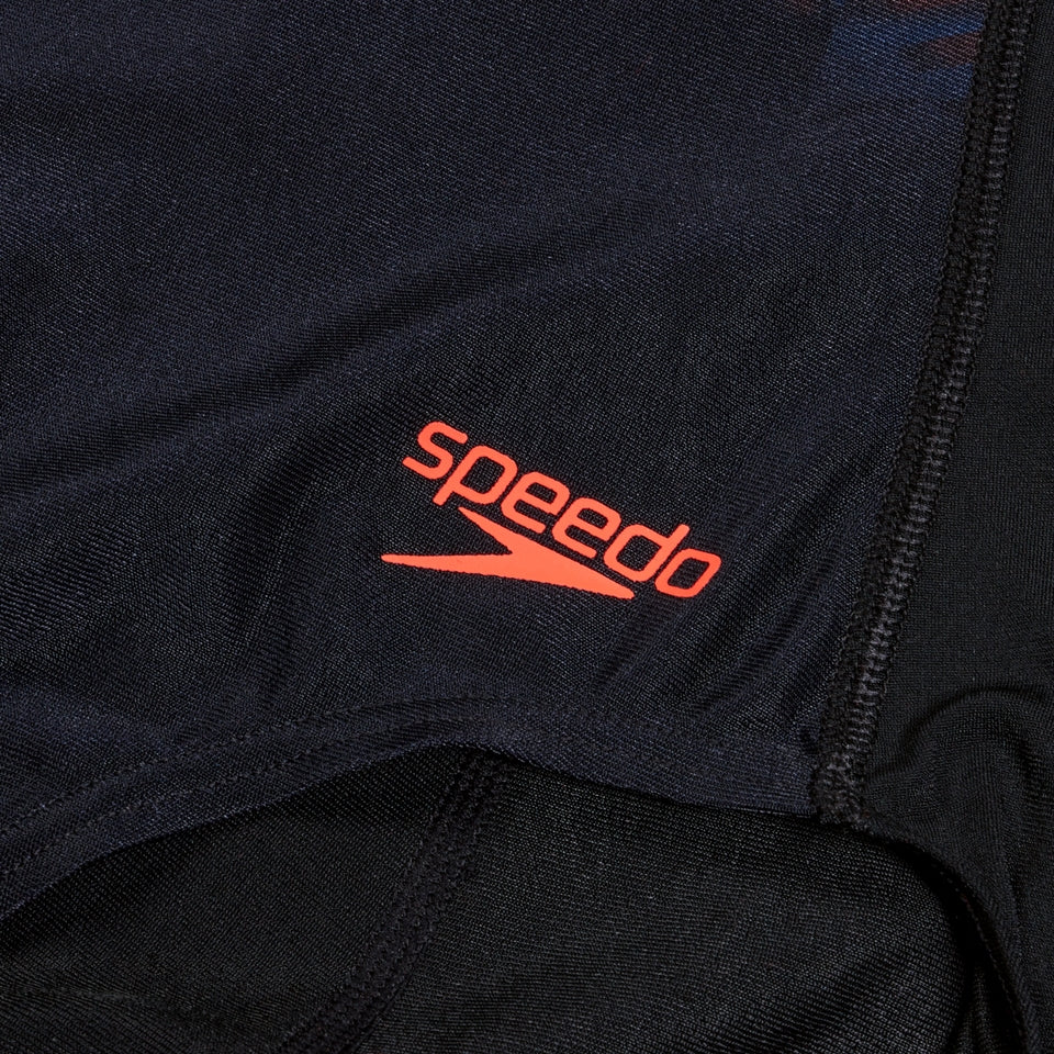 Printed Hydrasuit Black/Purple | Speedo
