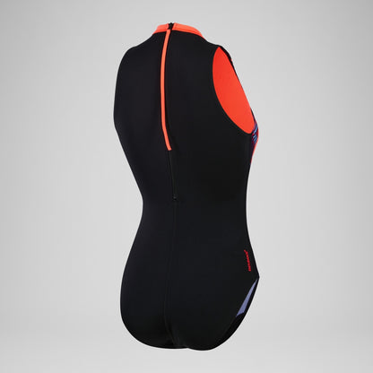 Printed Hydrasuit Black/Purple | Speedo
