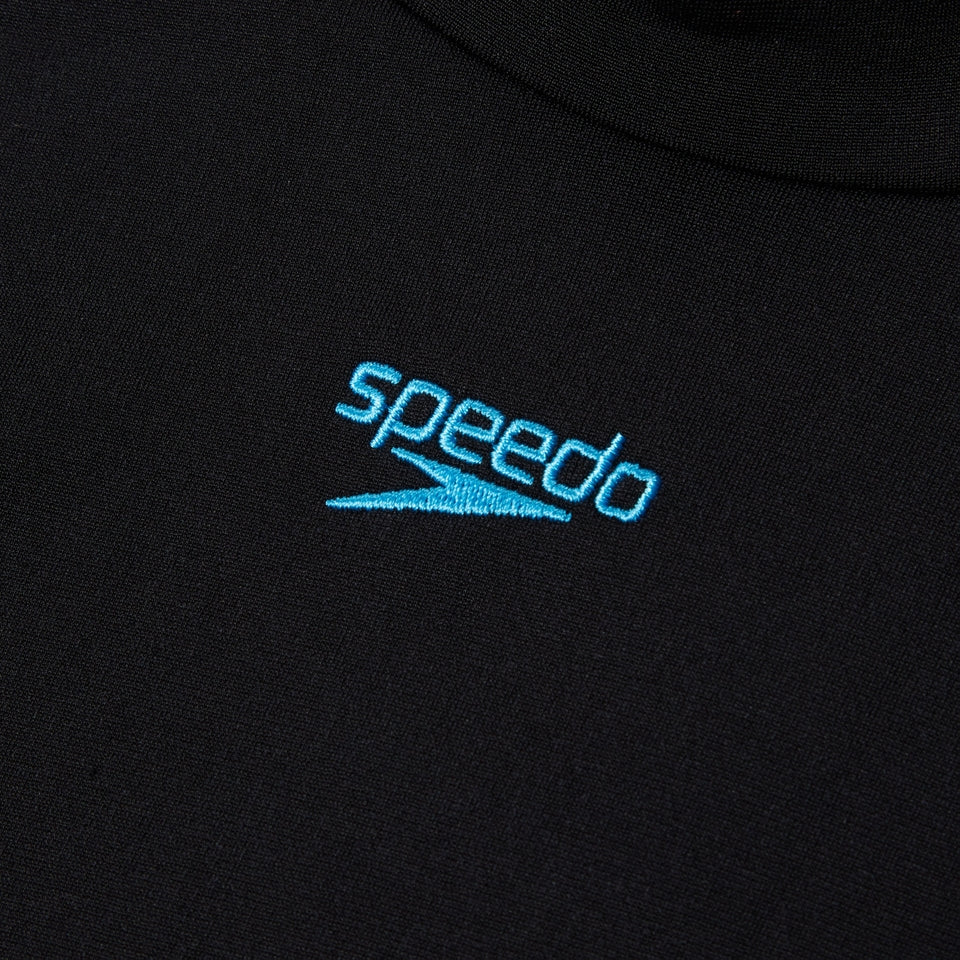 Boys' Digital Long Sleeve Rash Top Black/Blue | Speedo