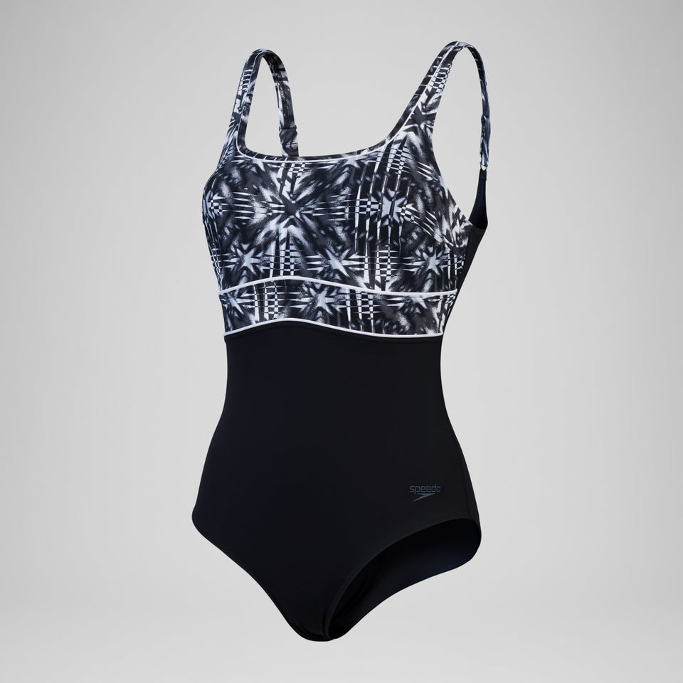 Shaping Contour Eclipse Swimsuit Black/Grey | Speedo