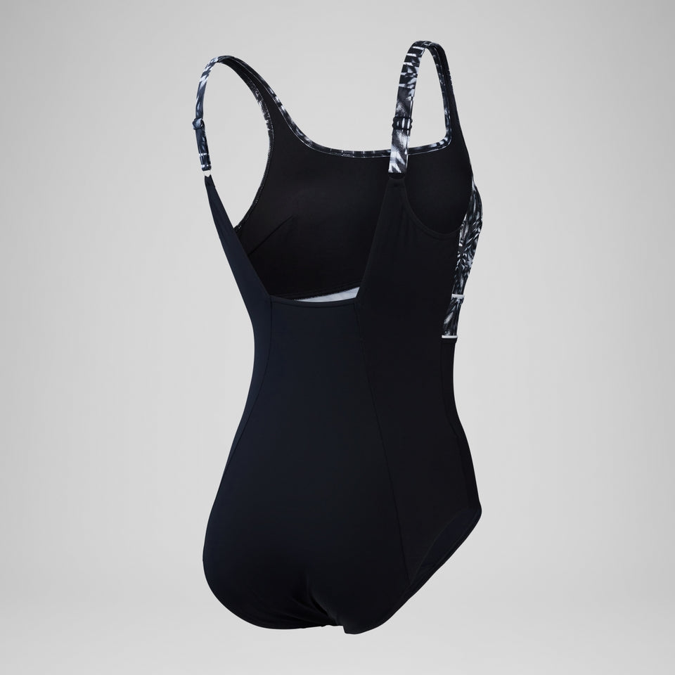 Shaping Contour Eclipse Swimsuit Black/Grey | Speedo