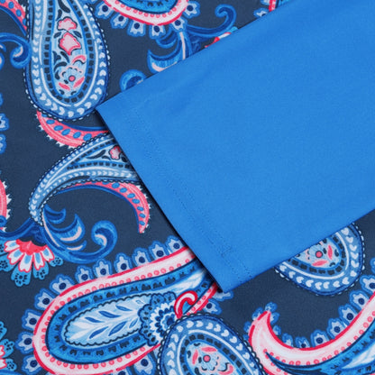 Printed Long Sleeve Swim Tee Navy/Blue | Speedo