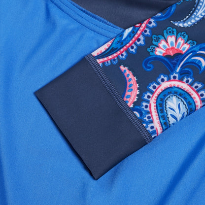 Long Sleeve Extra Low Leg Swimsuit Navy/Blue | Speedo
