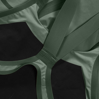 Fastskin LZR Pure Valor 2.0 Openback Kneeskin Green/Black | Speedo