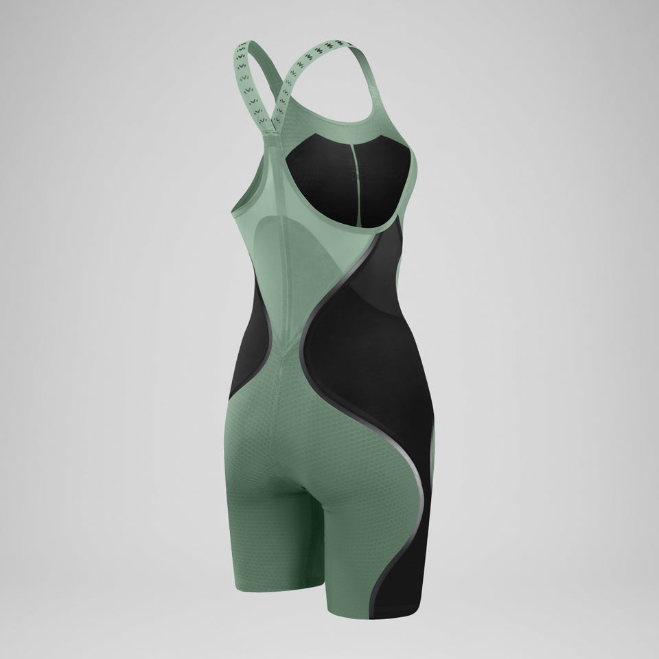 Fastskin LZR Pure Intent 2.0 Closedback Kneeskin Green/Black | Speedo