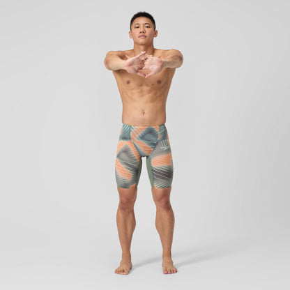 Fastskin LZR Pure Valor 2.0 High Waist Jammer Green/Orange | Speedo
