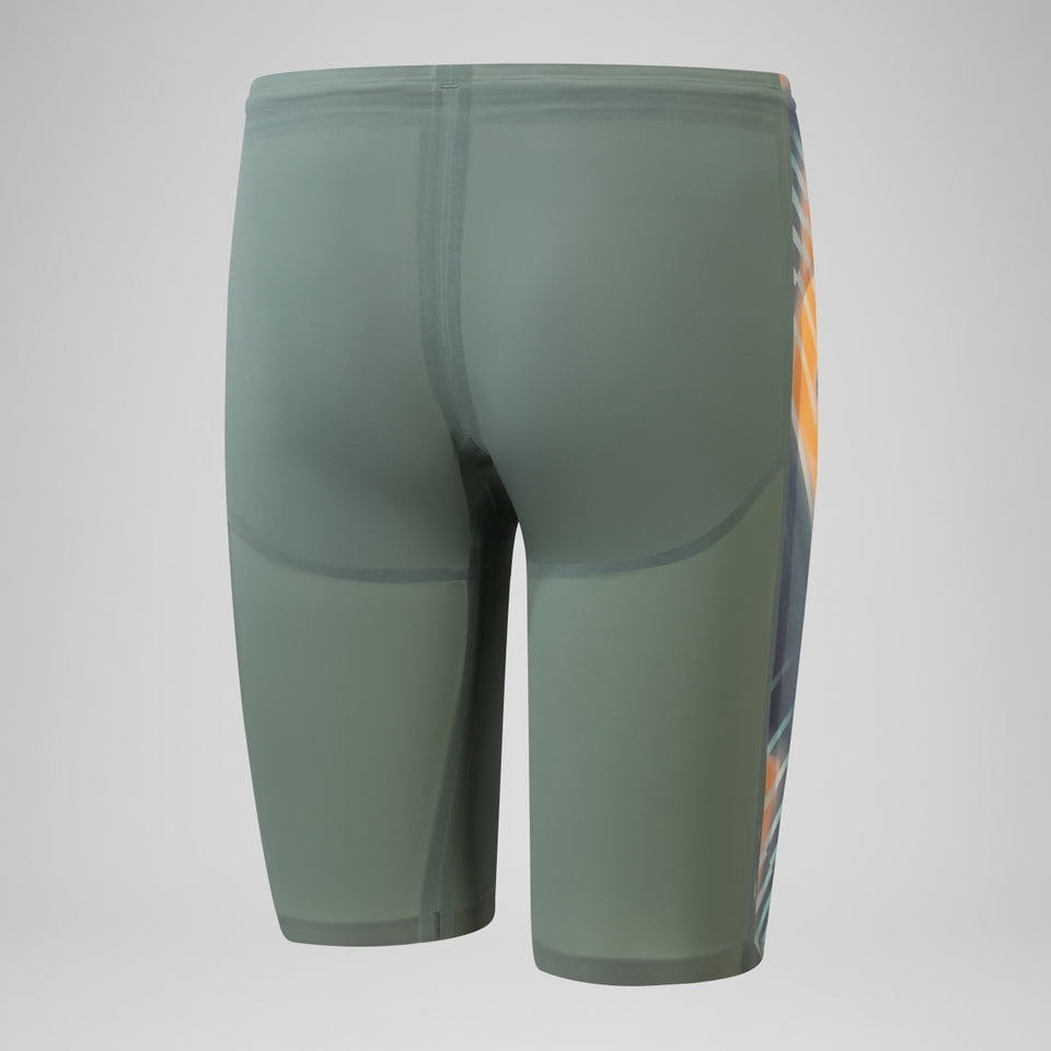 Fastskin LZR Pure Valor 2.0 High Waist Jammer Green/Orange | Speedo