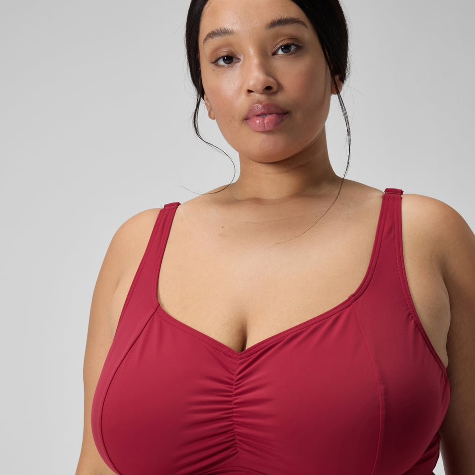 Plus Size Shaping AquaNite Swimsuit Red | Speedo