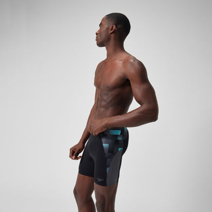 Endurance+ Max Splice Mid Jammer Black/Grey | Speedo