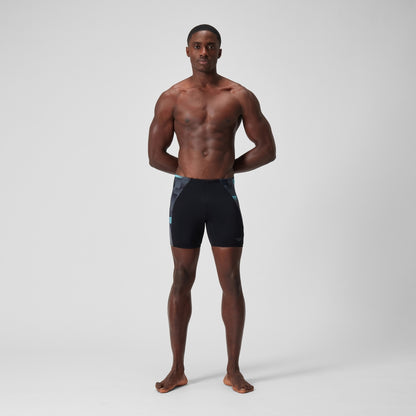 Endurance+ Max Splice Mid Jammer Black/Grey | Speedo
