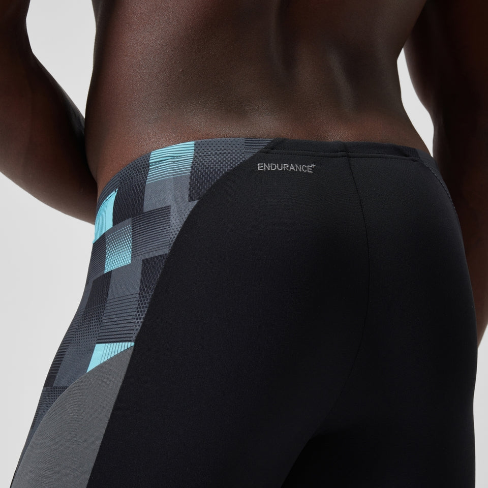 Endurance+ Max Splice Mid Jammer Black/Grey | Speedo