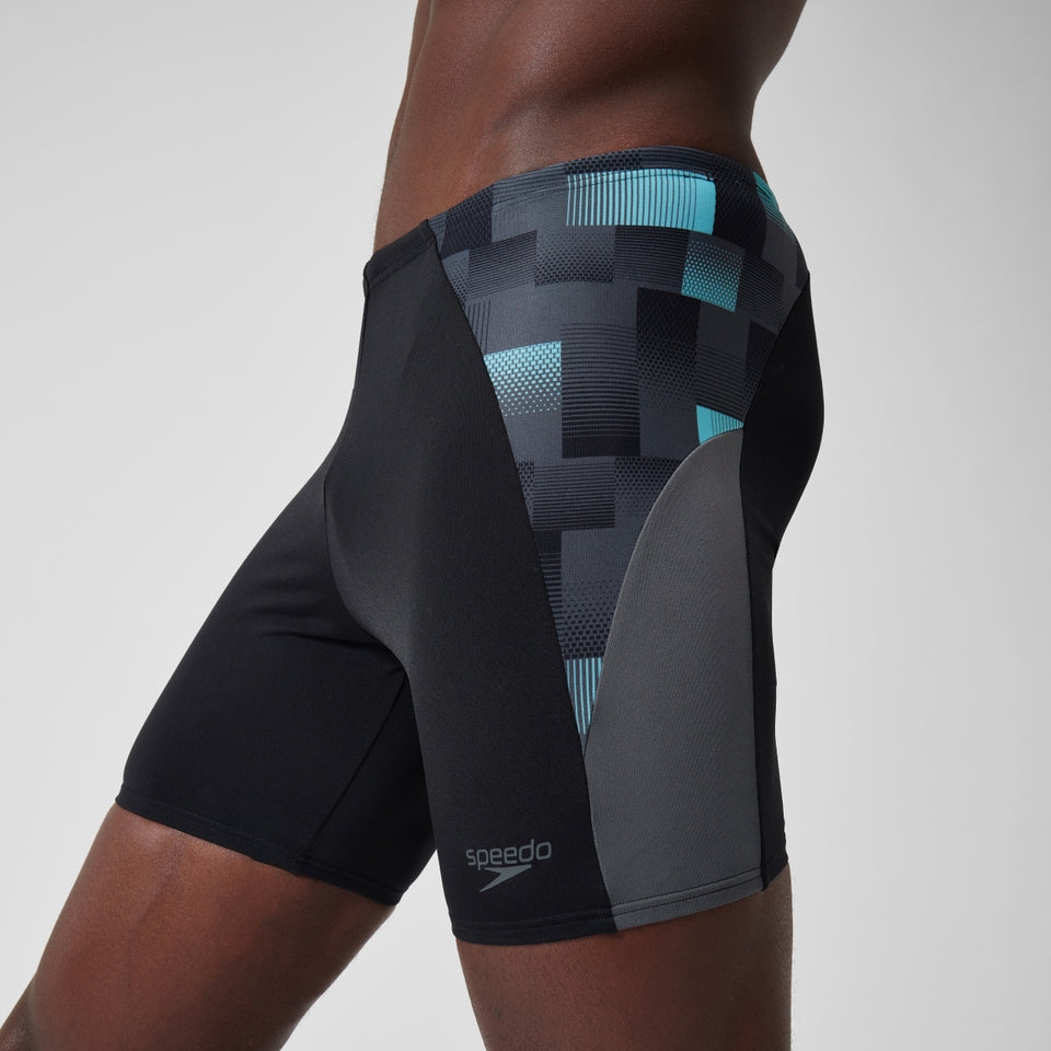 Endurance+ Max Splice Mid Jammer Black/Grey | Speedo