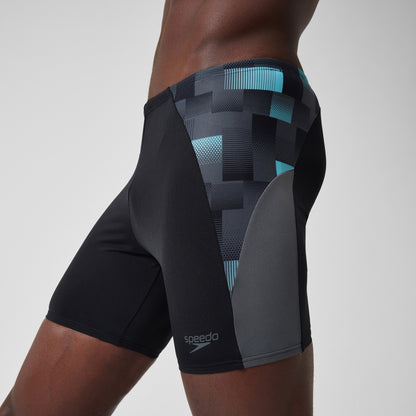 Endurance+ Max Splice Mid Jammer Black/Grey | Speedo