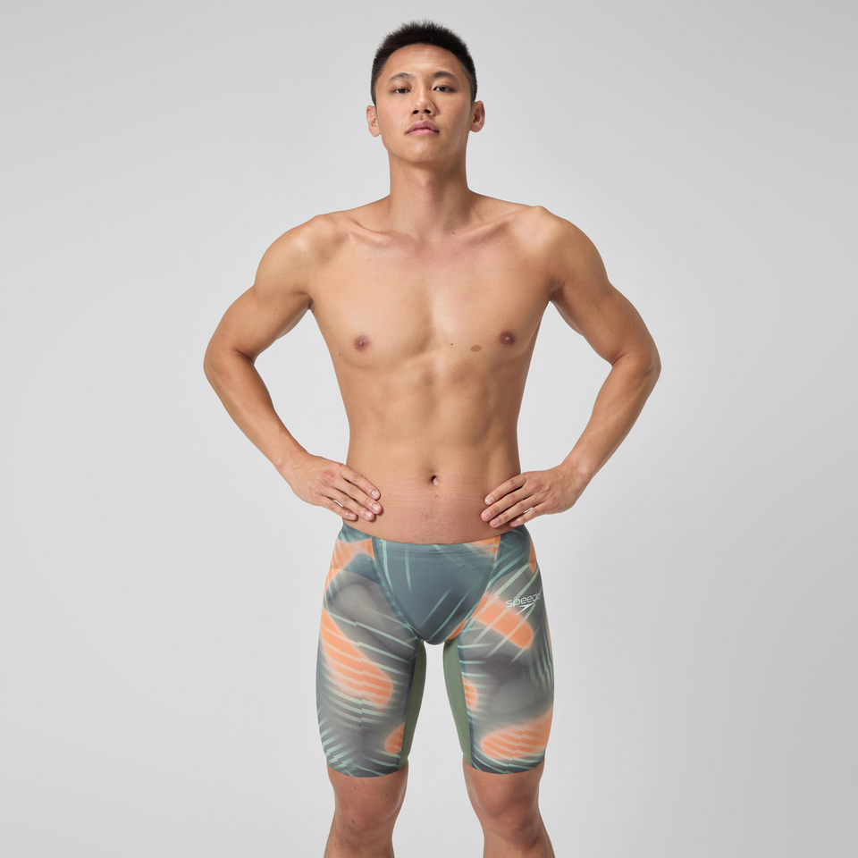 Fastskin LZR Pure Valor 2.0 Jammer Green/Orange | Speedo