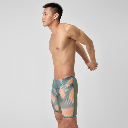 Fastskin LZR Pure Valor 2.0 Jammer Green/Orange | Speedo
