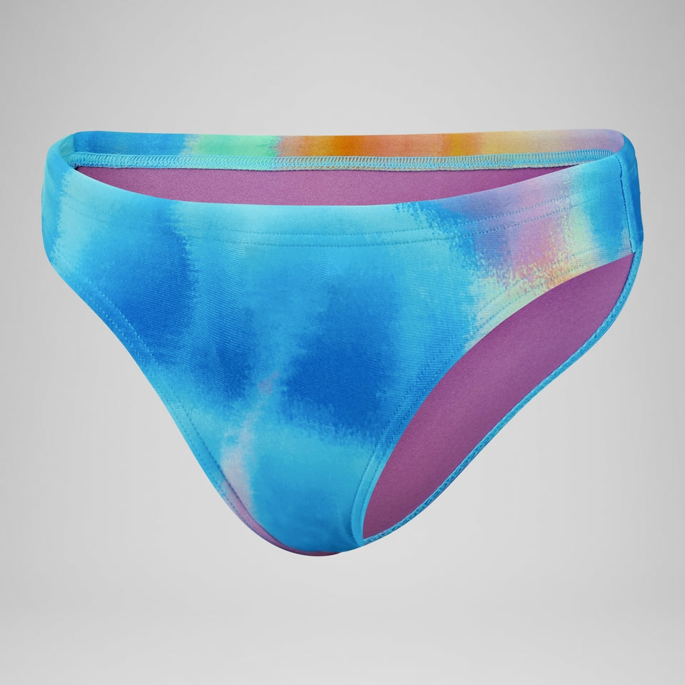 Club Training Allover Digital Hipster Brief Bikini Bottom Pink/Yellow | Speedo