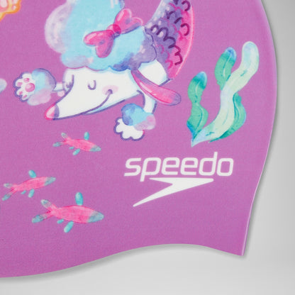 Junior Digital Printed Cap Pink | Speedo
