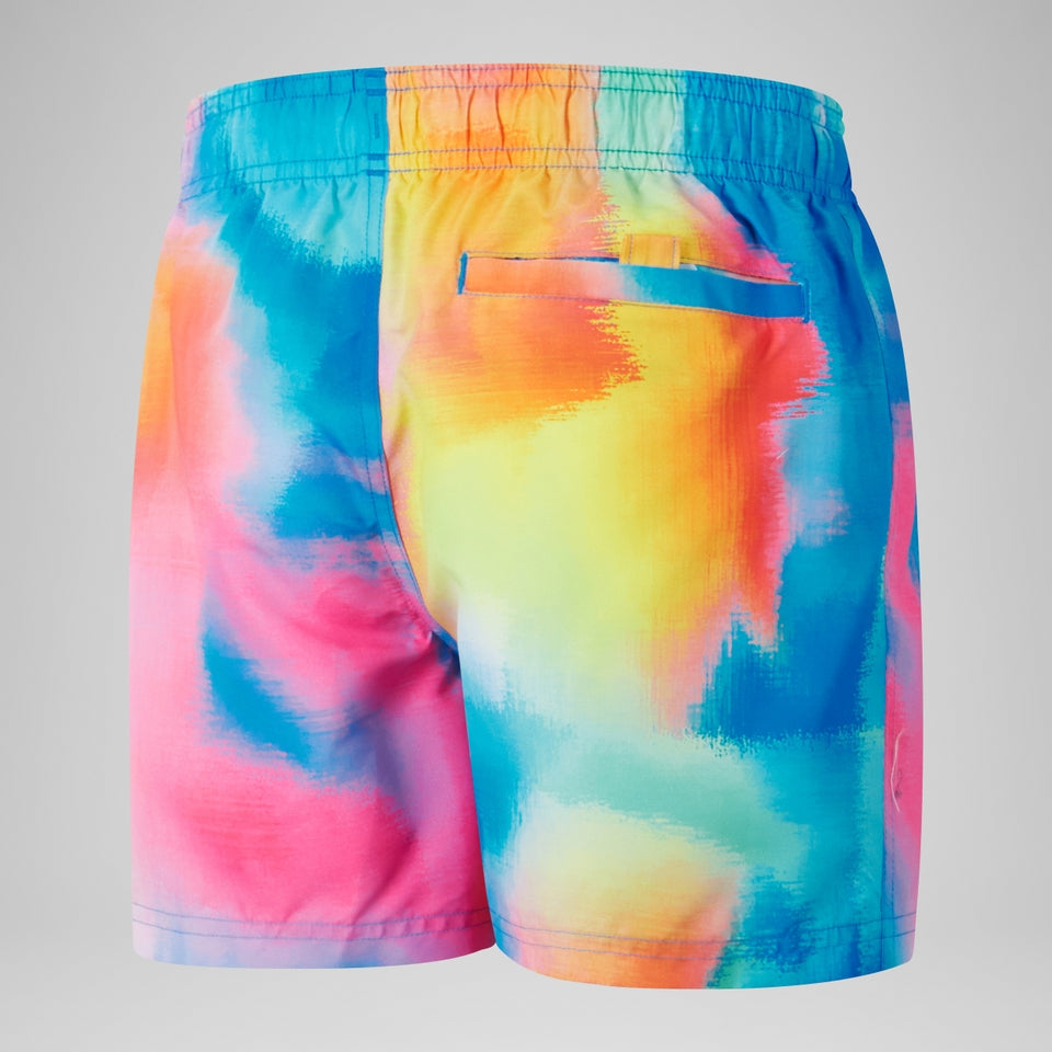 Boys' Digital Printed 13" Swim Short Blue/Yellow | Speedo